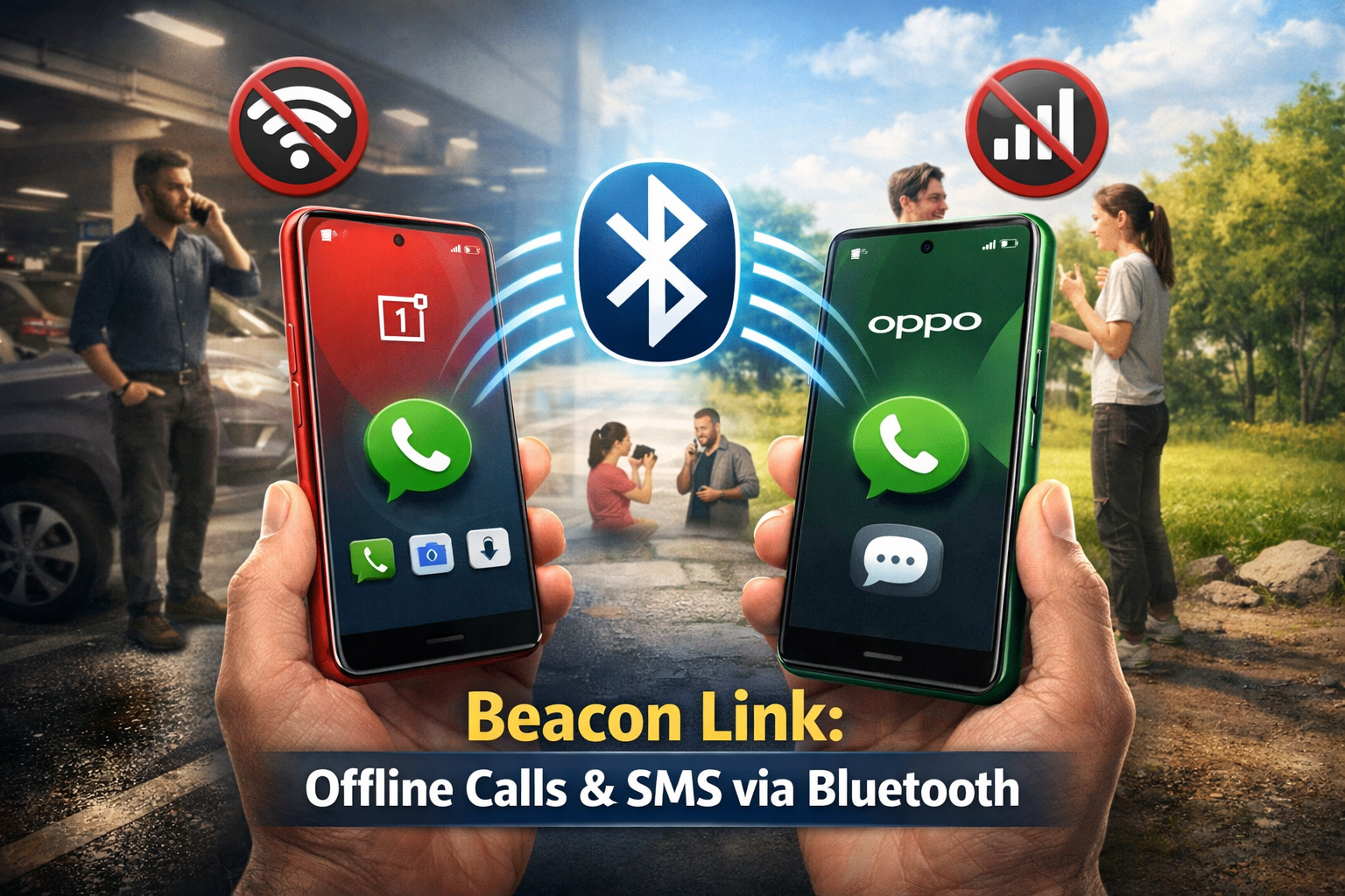 “No Network? No Problem! OnePlus & OPPO Phones Can Call Using Bluetooth”