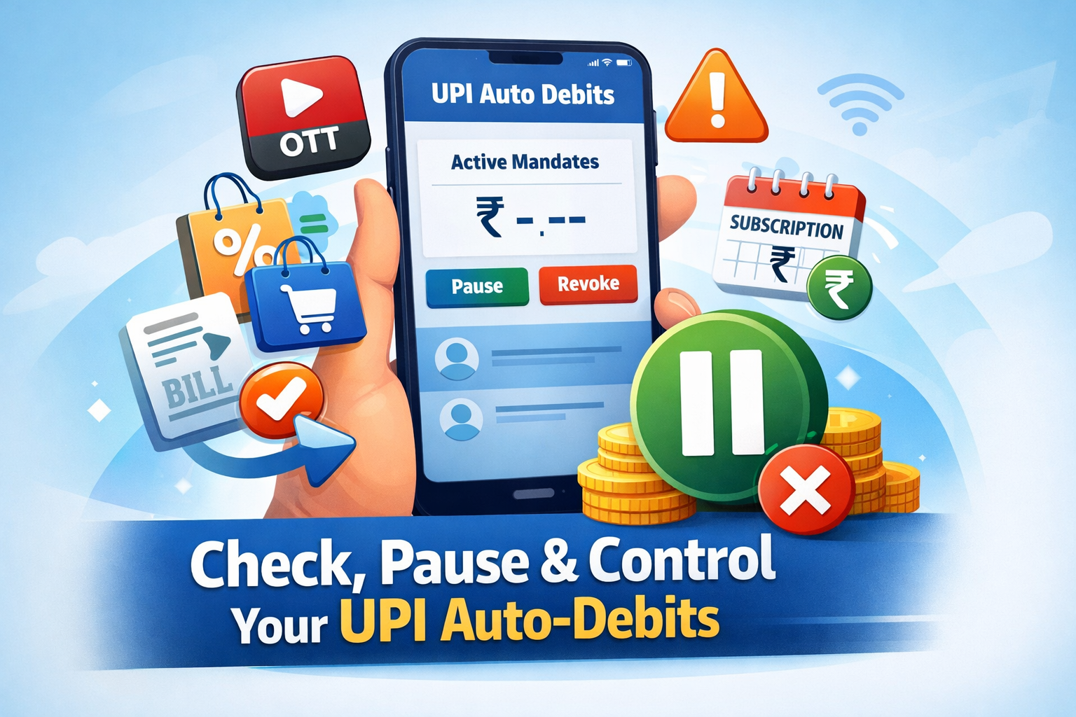 “Unlock Hidden UPI Auto-Debits: Check, Pause & Solve Payment Issues Instantly”