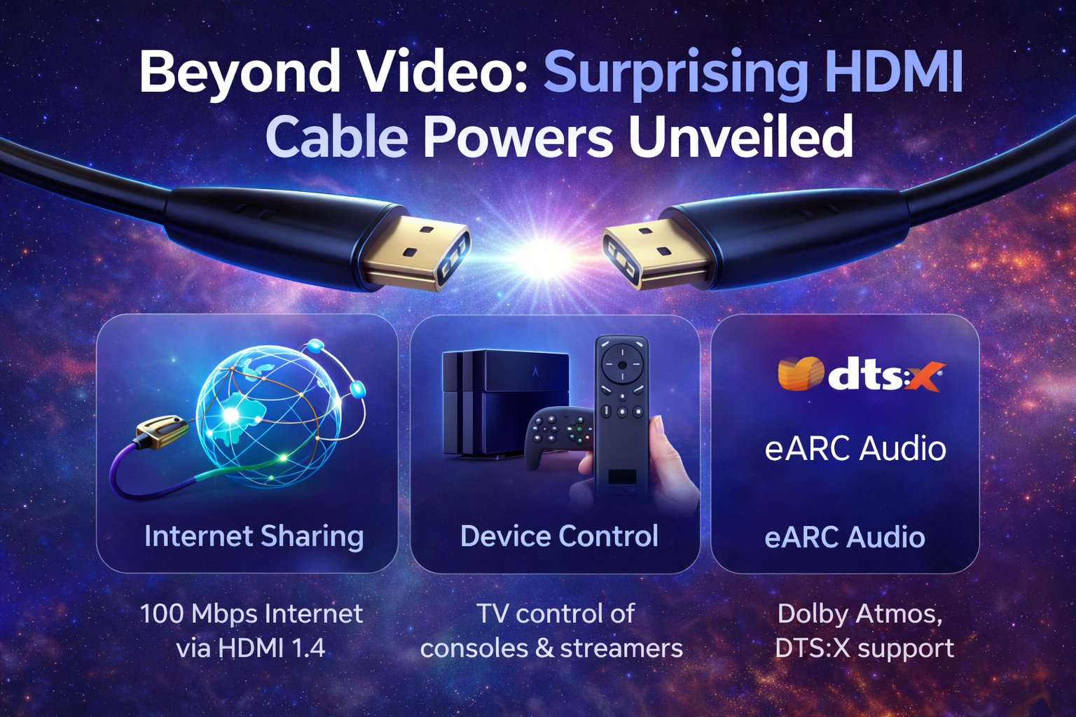 HDMI Cable Secrets: Internet, Device Control & Dolby Atmos Explained