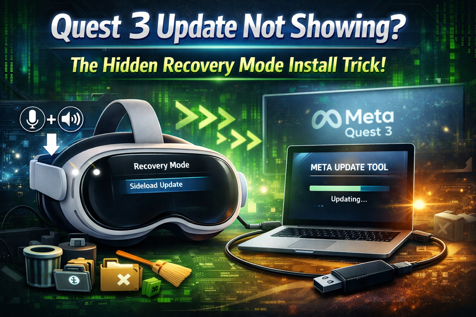“Quest 3 Update Stuck? The Secret Recovery Mode Method Meta Doesn’t Show”