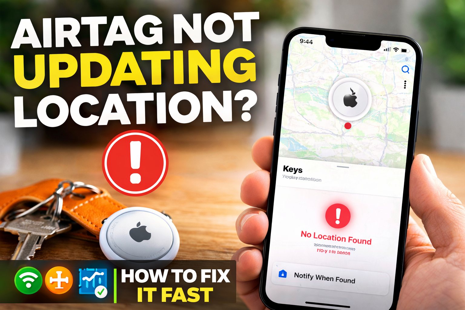 “Apple AirTag Connected But Not Updating Location? 5 Quick Fixes iPhone Users Must Try”